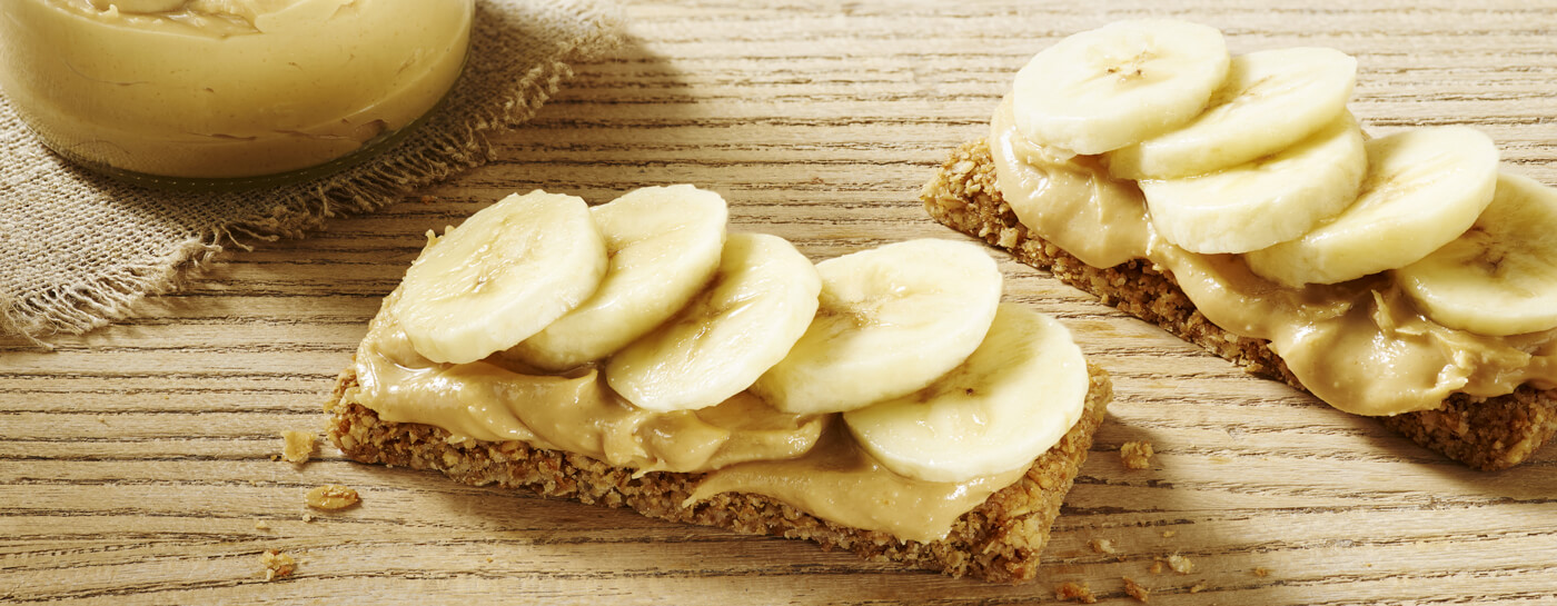 Peanut Butter and Banana Topped Granola Bars Nature Valley Ireland